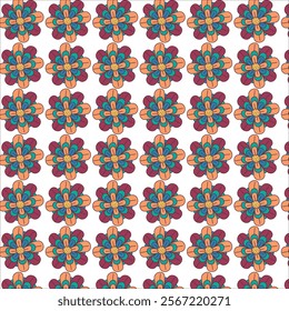 seamless flower pattern, pattern, background, flower, flower background