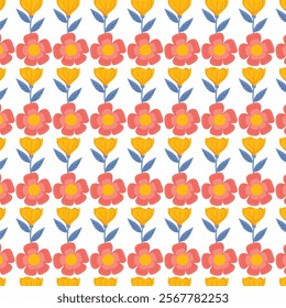 seamless flower pattern, pattern, background, flower, flower background