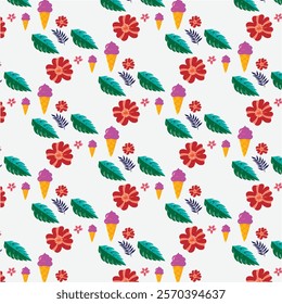 Seamless Flower Pattern, Pattern, Background, Flower, Flower Background