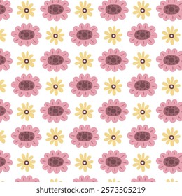 seamless flower pattern, pattern, background, flower, flower background