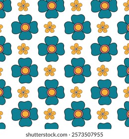 seamless flower pattern, pattern, background, flower, flower background