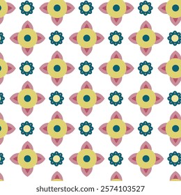 seamless flower pattern, pattern, background, flower, flower background