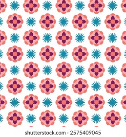 seamless flower pattern, pattern, background, flower, flower background
