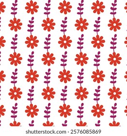 seamless flower pattern, pattern, background, flower, flower background
