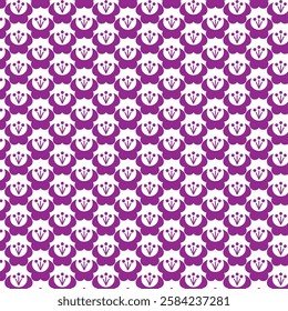 seamless flower pattern with background