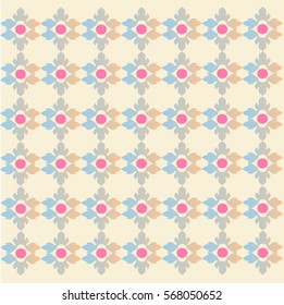 Seamless flower pattern background