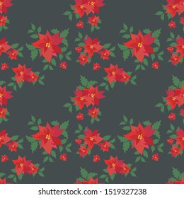 Seamless flower pattern. Background in small flowers for textiles, fabrics, cotton fabric, covers, wallpaper, print, gift wrapping, postcard, scrapbooking.