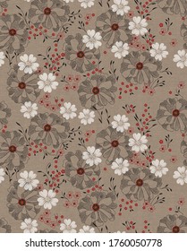 seamless flower pattern background  textures