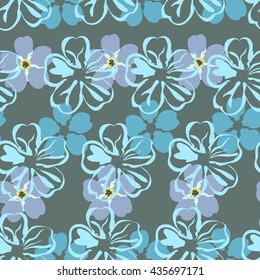 seamless flower pattern background. vector illustration