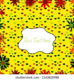 Seamless flower pattern can be used for wallpaper, website background, wrapping paper, invitation, flyer, banner or website. Hand drawn Vector illustration. Of doodle elements.