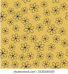 "Seamless flower pattern with elegant, repeating floral designs. Perfect for textiles, wallpapers, packaging, and digital projects, adding a natural, delicate, and versatile touch to any creative work