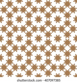 Seamless flower pattern in ethnic style. Abstract seamless ornament.Vector background