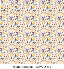patrón de flores sin soldadura Para impresión de tela, imagen de fondo