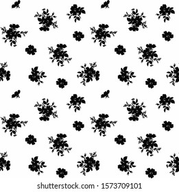 seamless flower pattern, floral print.