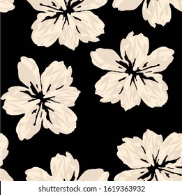 seamless flower pattern, floral print.