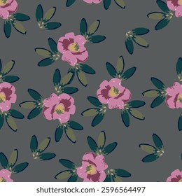 Seamless flower pattern Floral pattern vector flower rose flower repeat boho floral print