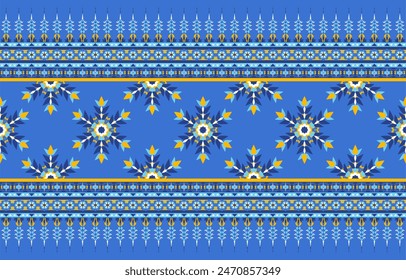Seamless flower pattern geometric pattern. Background texture in geometric ornamental style. Embroidery for fashion textile and fabric,carpet,wallpaper,clothing,wrapping,batik,fabric,silk.
