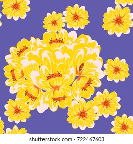 seamless flower pattern for greeting card