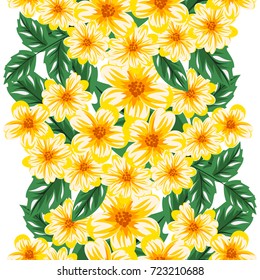 seamless flower pattern for greeting card