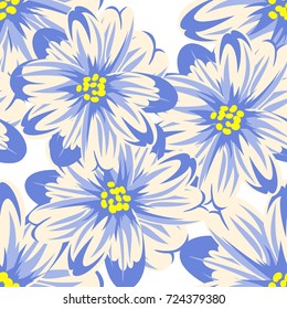 seamless flower pattern for greeting card