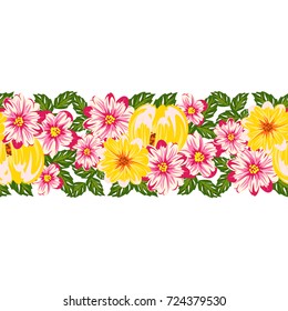 seamless flower pattern for greeting card