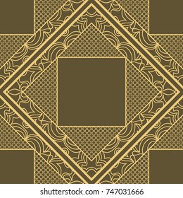 seamless flower pattern with lace. abstract vector illustration. for design invitation, background, wallpaper