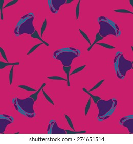 Seamless flower pattern. Natural background. 