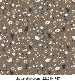 seamless flower pattern on background