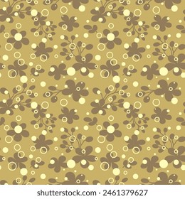  seamless flower  pattern on  background vector design