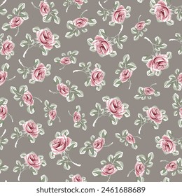 seamless flower pattern on Background