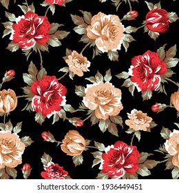 1,327,528 Rose flower pattern Images, Stock Photos & Vectors | Shutterstock