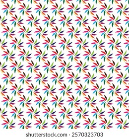 seamless flower pattern on white background