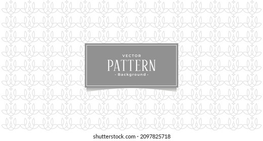 seamless flower pattern oriental style, grey and white colors, vector pattern background.