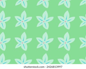 Patrón de flores sin costura (estructura de línea recta). 