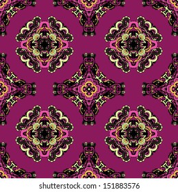 Seamless Flower  Pattern Vector 