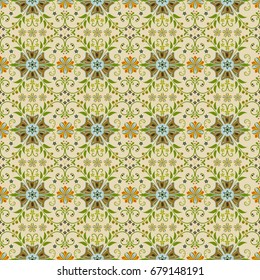 seamless  flower  pattern. vector background  for printing on textiles, clothes,  paper, wallpaper