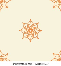 seamless flower pattern vector illustration