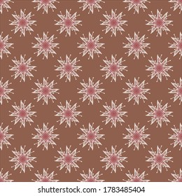 seamless flower pattern, vector illustration