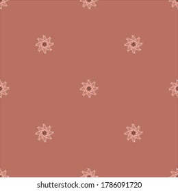 seamless flower pattern, vector illustration