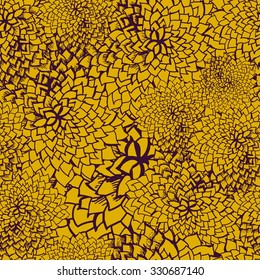 Seamless flower pattern in vintage style. Vector illustration for your graphic design.