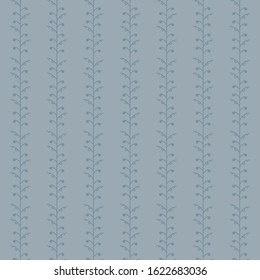 seamless flower patterns on a straight stems on a plain background. damask floral pattern. endless pattern can be used for printing, fabric, paper etc.