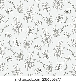 seamless flower plants pattern decorative vector illustration by shabrina iqlil