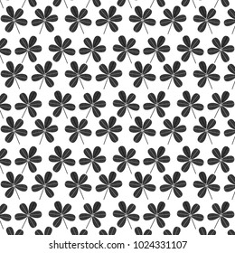 seamless flower stem spring floral pattern