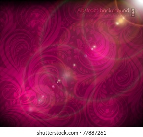 Seamless flower summer wallpaper, vector background for design. eps 10. Free place for text.