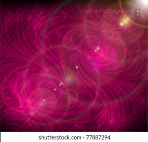 Seamless flower summer wallpaper, vector background for design. eps 10. Free place for text.