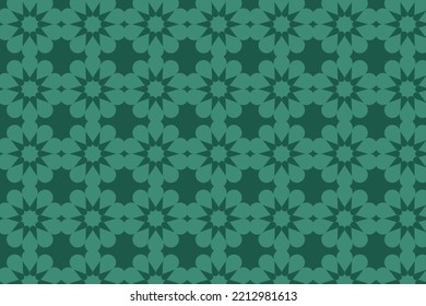 seamless flower swirls together pattern for digital or print needs