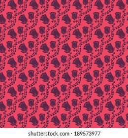 Seamless flower texture pattern, Vector pattern