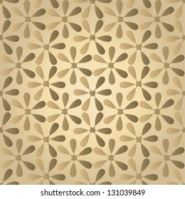 Seamless flower tiling background