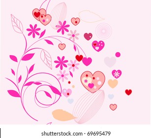 Seamless flower vector (eps 10)