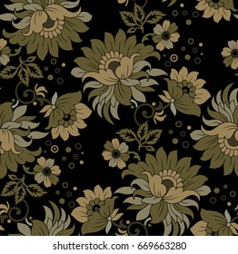 Seamless flower wallpaper